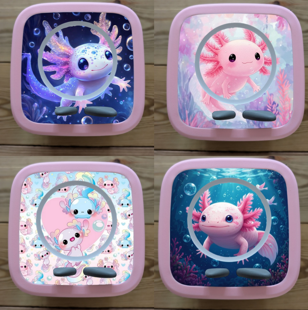 Personalised Tonie box 2 protective Topper / Axolotl