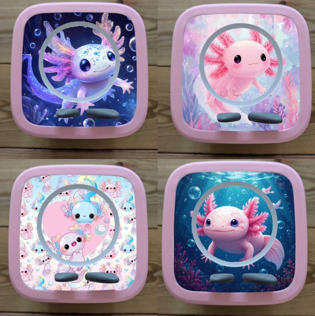 Personalised Tonie box 2 protective Topper / Axolotl