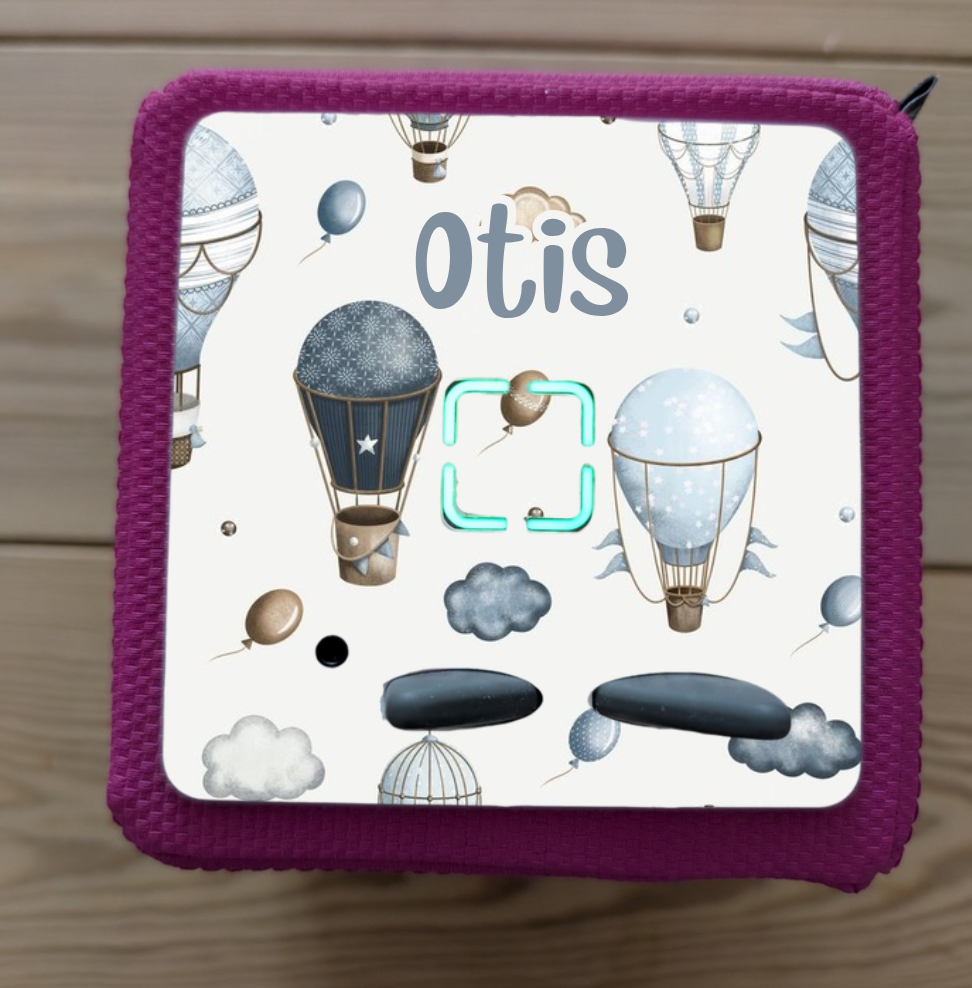 Personalised Tonie box protective Topper / Hot Air Balloons